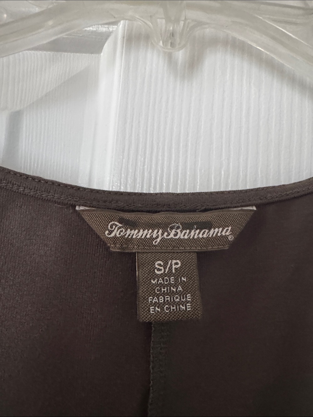 Tommy Bahama Brown Sleeveless V-Neck Midi Dress with Stud Accents - Picture 3 of 4